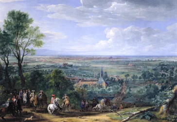 XIV. Lajos (1638-1715) Lille ostrománál, szemben az Ötös rendházzal, 1667 augusztus, 1685 körül